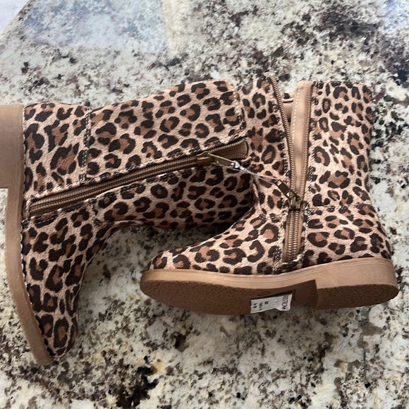 Other - NordstromToddler Cheetah print 10M zip boots - brand new Nordstrom